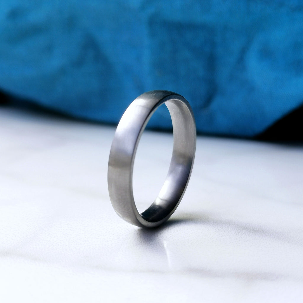 Tantalum matte wedding band ring for men uk catlogix