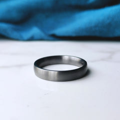 Tantalum Ring - Matte Mens Rings