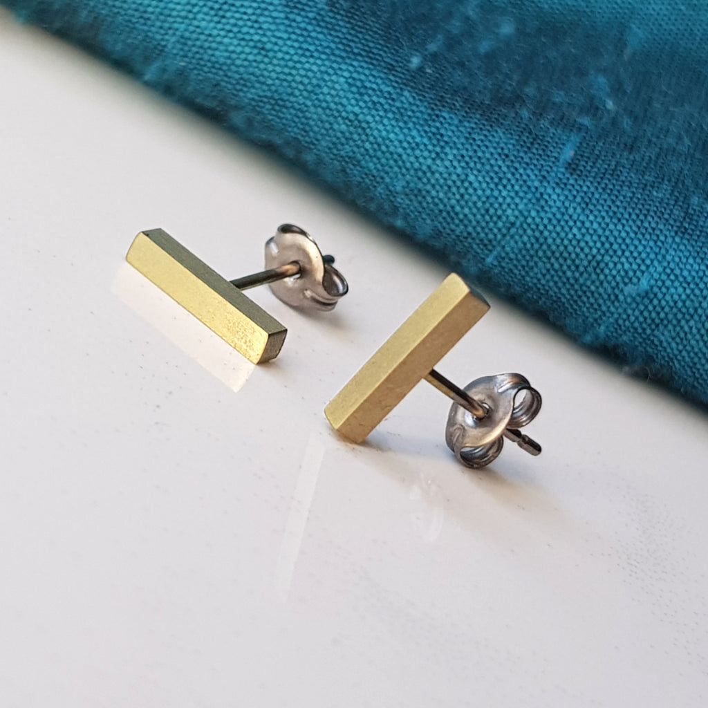 Bullion Gold Sylvia Gold Titanium Hoop Earrings | Rivers Australia