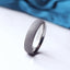 textured titanium dark black wedding ring