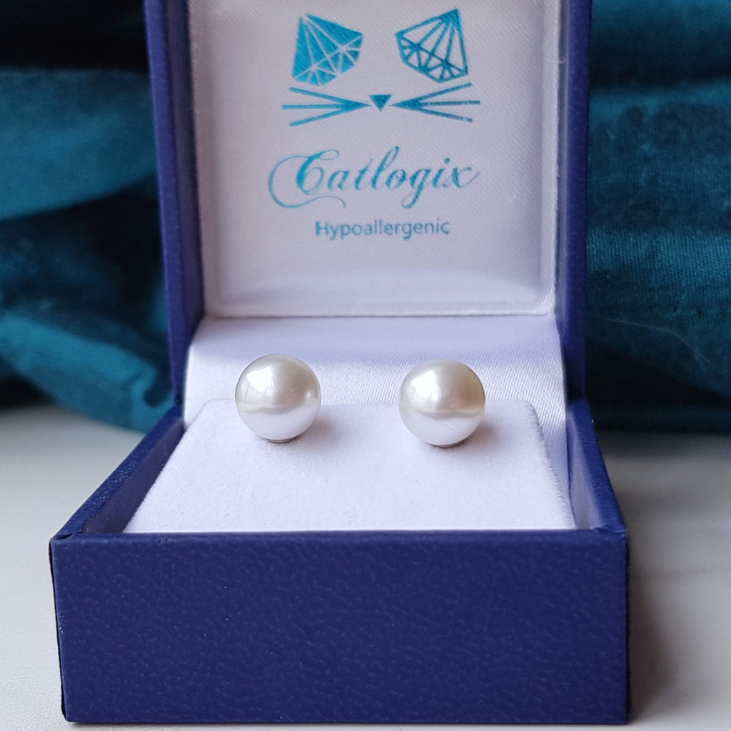 large south sea hypoallergenic earring studs