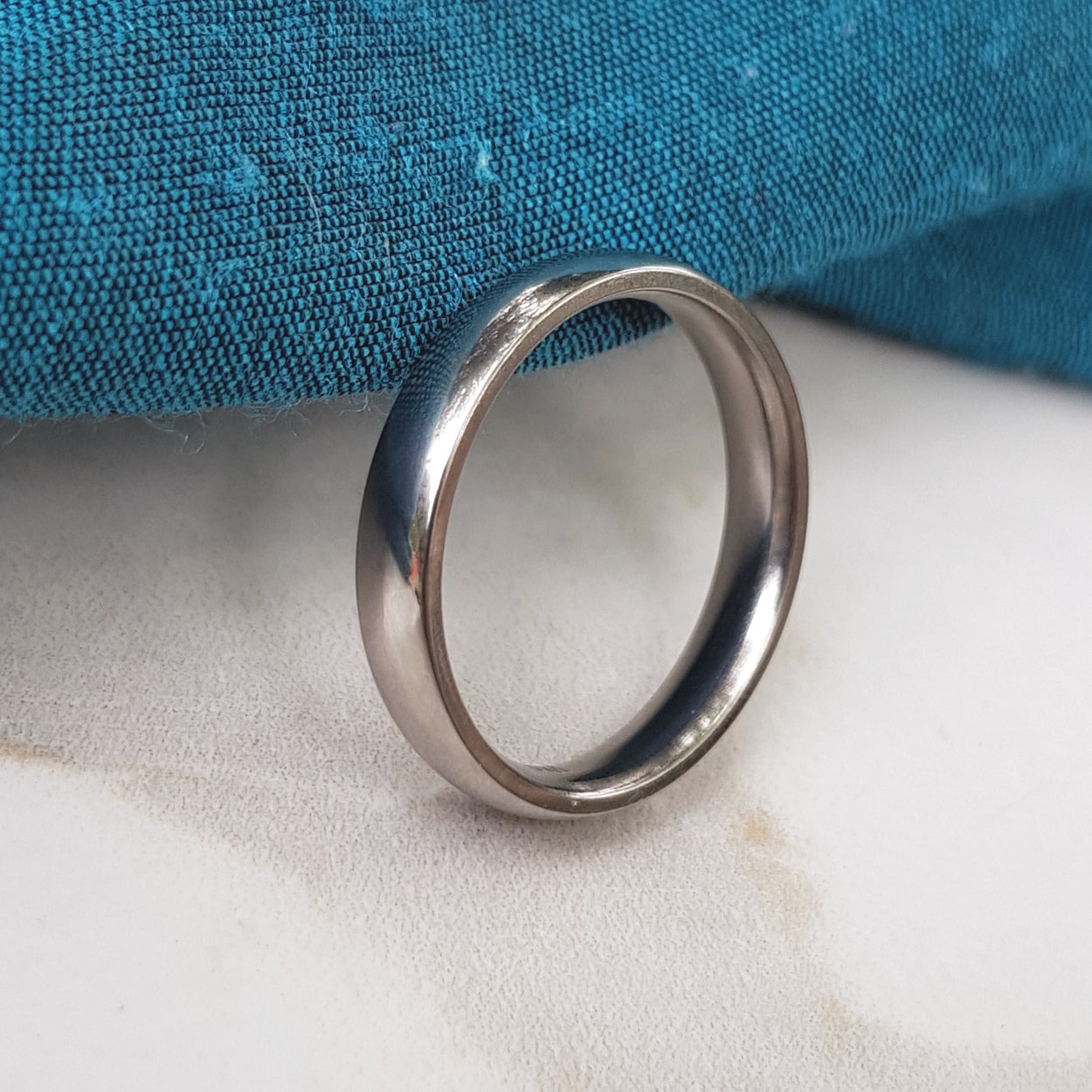 Polished Titanium Ring