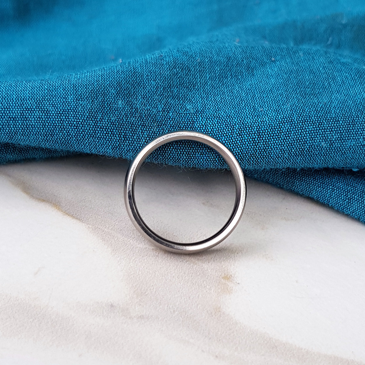 Polished Titanium Ring