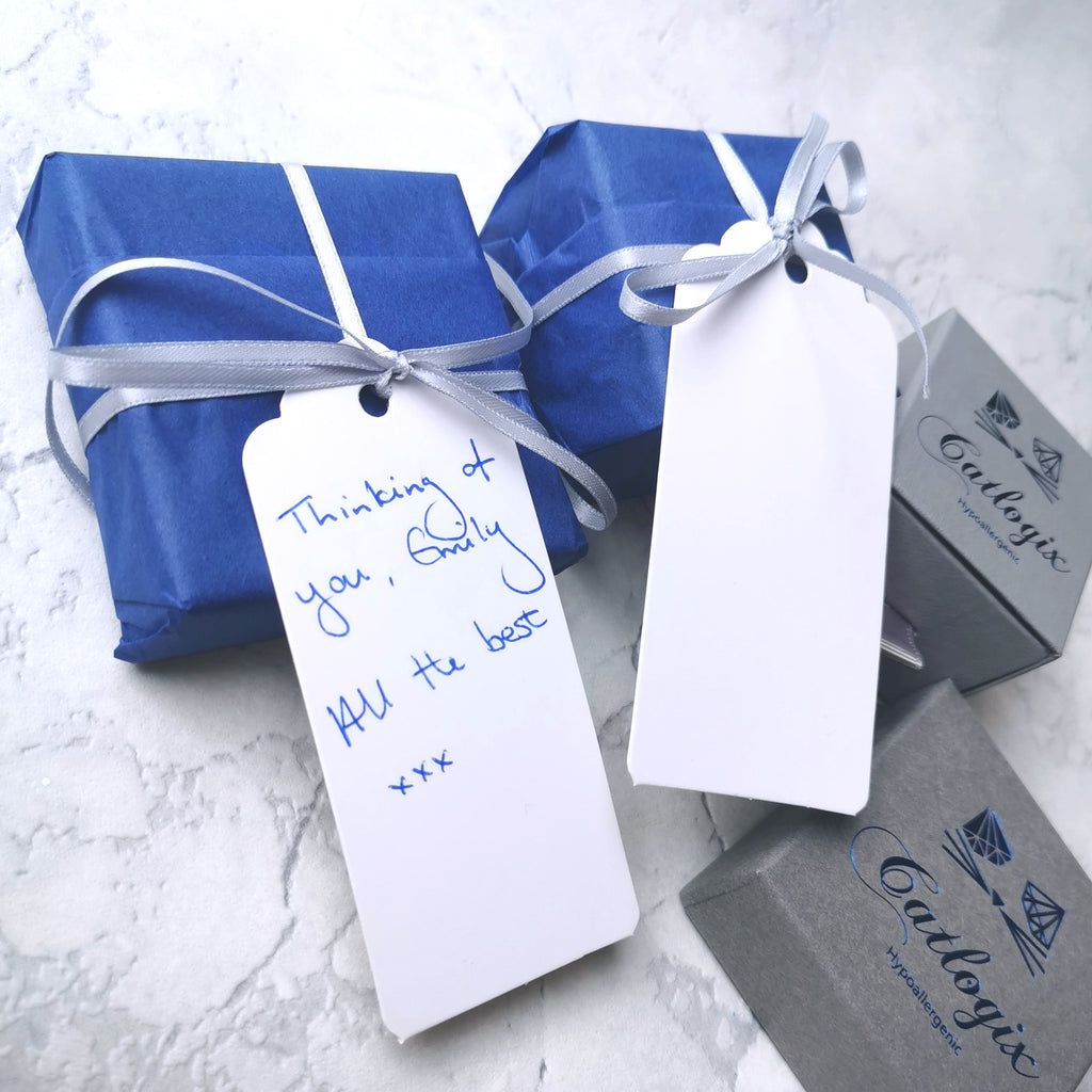Gift Wrapping Available on All our Hypoallergenic Jewellery
